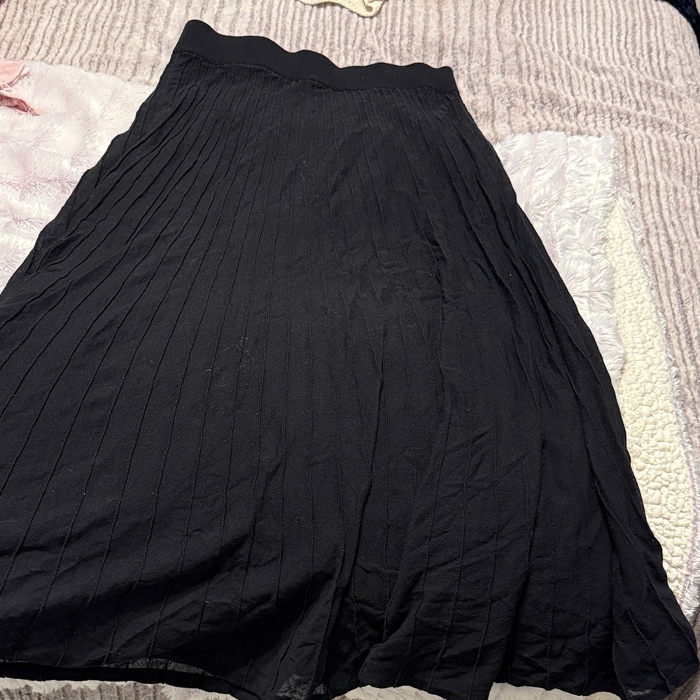 Rebecca Taylor Black A-Line Skirt - Picture 2 of 3